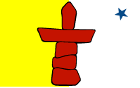 Nunavut 3'x5' Polyester Flag