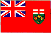 Ontario 3'x5' Polyester Flag