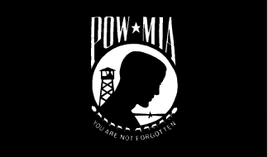 POW-MIA Polyester Flag - 3'x5'