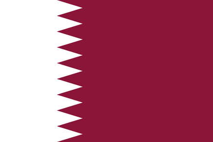 Qatar polyester flag