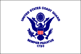 US Coast Guard Polyester Flag - 3'x5'