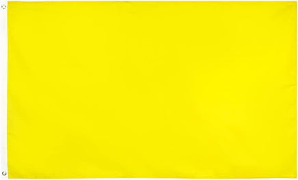 Yellow Polyester Flag