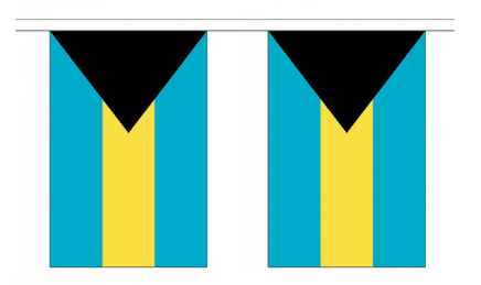 Bahamas String Flag Bunting