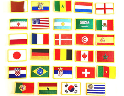 2023 Women's World Cup Flag Set - 32 Patches