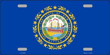 New Hampshire Flag License Plate