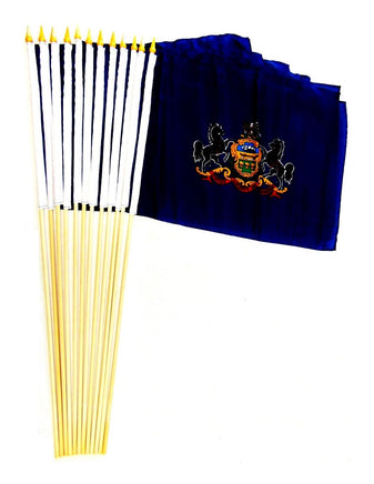 Pennsylvania 12"x18" Stick Flag