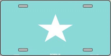 Somalia Flag License Plate