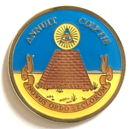 The United States National Coat of Arms Round Emblem