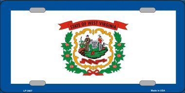 West Virginia Flag License Plate