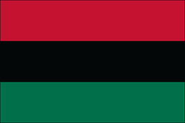 African American 3'x5' Nylon Flag
