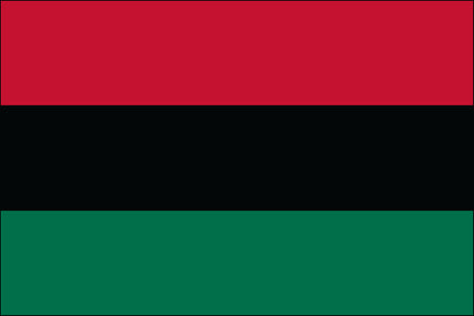 African American 3'x5' Nylon Flag