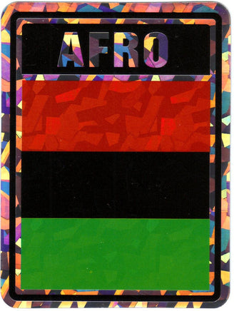 African American Reflective Decal