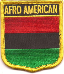 African American Shield Patch