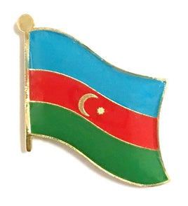 Azerbaijan Flag Lapel Pins - Single