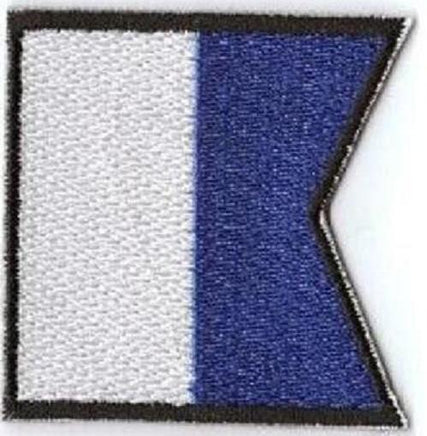 Alpha Nautical Signal Flag Patch