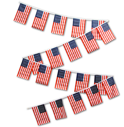 American Flag Streamers - 30'