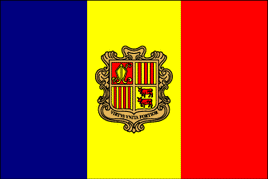 Andorran Polyester Flag