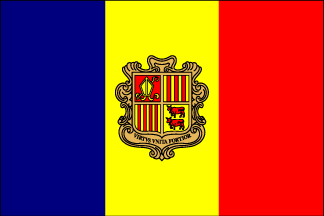 Andorran Polyester Flag