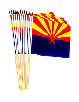 Arizona 12"x18" Stick Flag