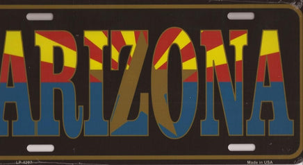 Arizona Flag License Plate