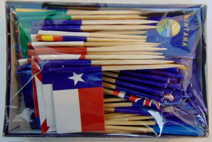 Assorted States Toothpick Flags