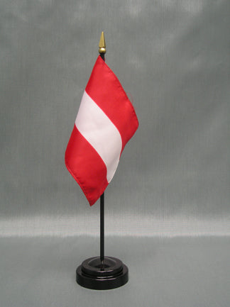 Austrian Deluxe Miniature Flag