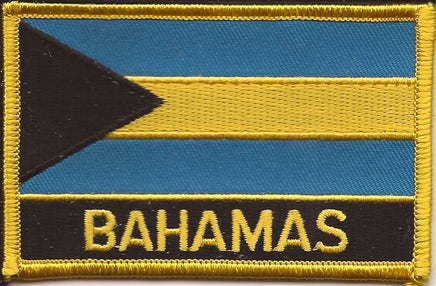 Bahamas Flag Patch - Wth Name