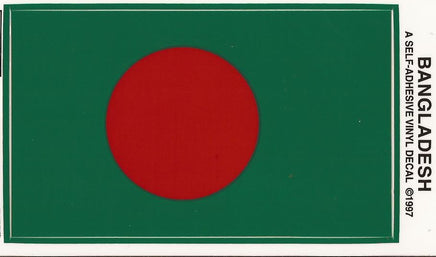 Bangladesh Vinyl Flag Decal