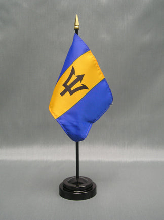 Barbados Deluxe Miniature Flag