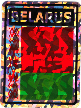 Belarus Reflective Decal