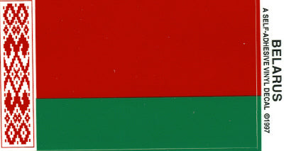 Belarus Vinyl Flag Decal