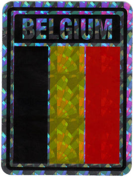 Belgium Reflective Decal