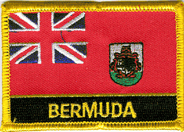 Bermuda Flag Patch - Wth Name