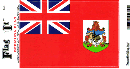 Bermuda Vinyl Flag Decal