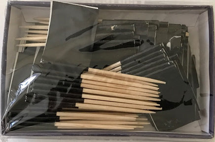 Black Toothpick Flags