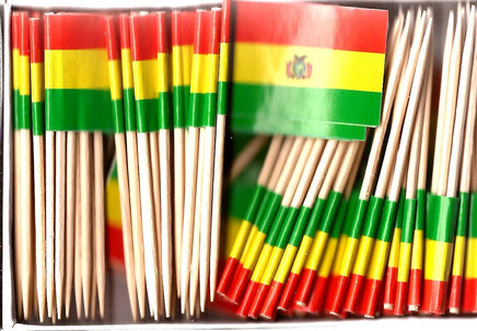 Bolivia Toothpick Flags