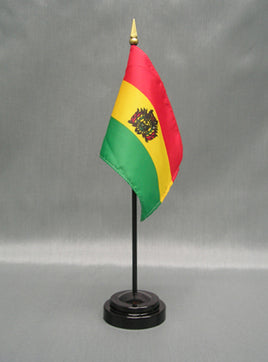 Bolivian Deluxe Miniature Flag