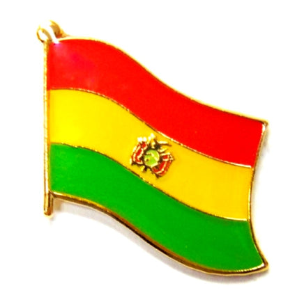 Bolivian Flag Lapel Pins - Single