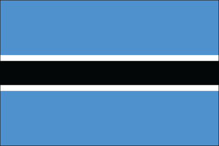 Botswana 3'x5' Nylon Flag