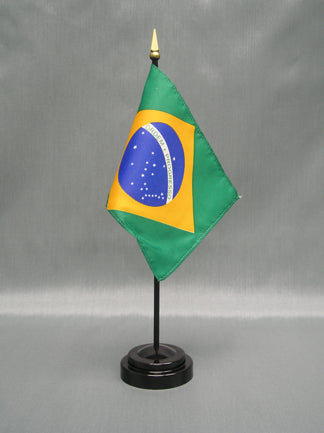 Brazil Deluxe Miniature Flag