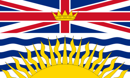 British Columbia 3'x5' Polyester Flag