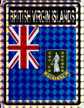 British Virgin Islands Reflective Decal