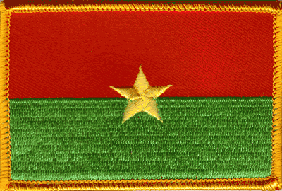 Burkina Faso Flag Patch