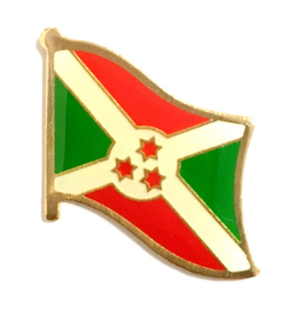 Burundi Flag Lapel Pins - Single