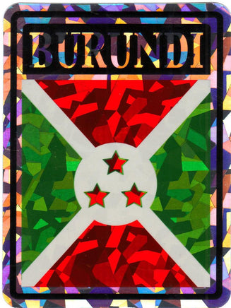 Burundi Reflective Decal