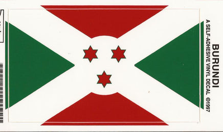 Burundi Vinyl Flag Decal