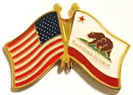 California State Flag Lapel Pin - Double