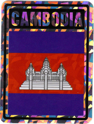 Cambodia Reflective Decal