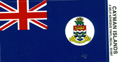 Cayman Islands Vinyl Flag Decal