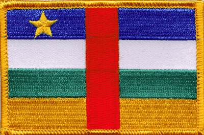Central African Republic Flag Patch